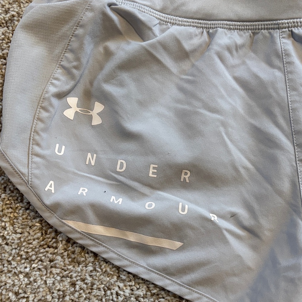 Under Armour Light Gray Performance Shorts
